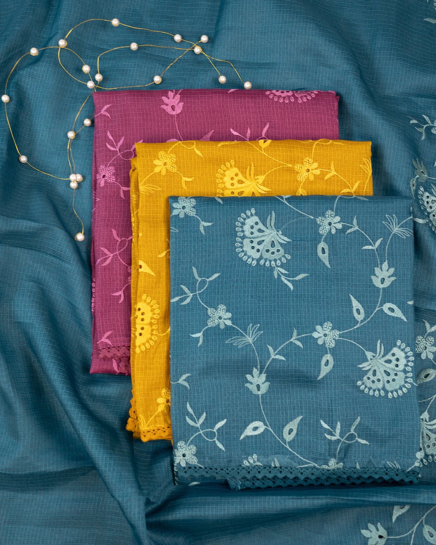 BELA-Unstitched Kota Suit Set