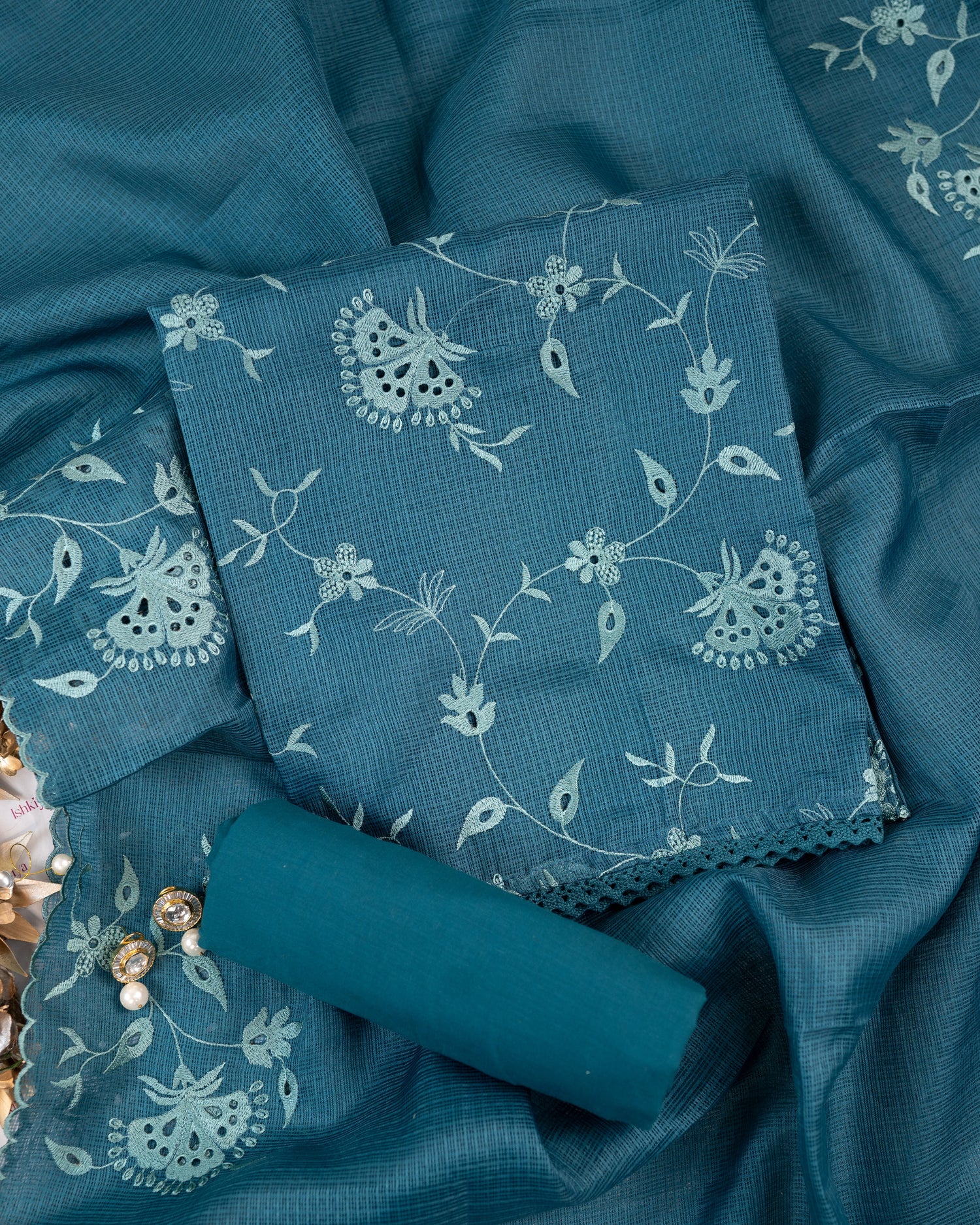 BELA-Unstitched Kota Suit Set