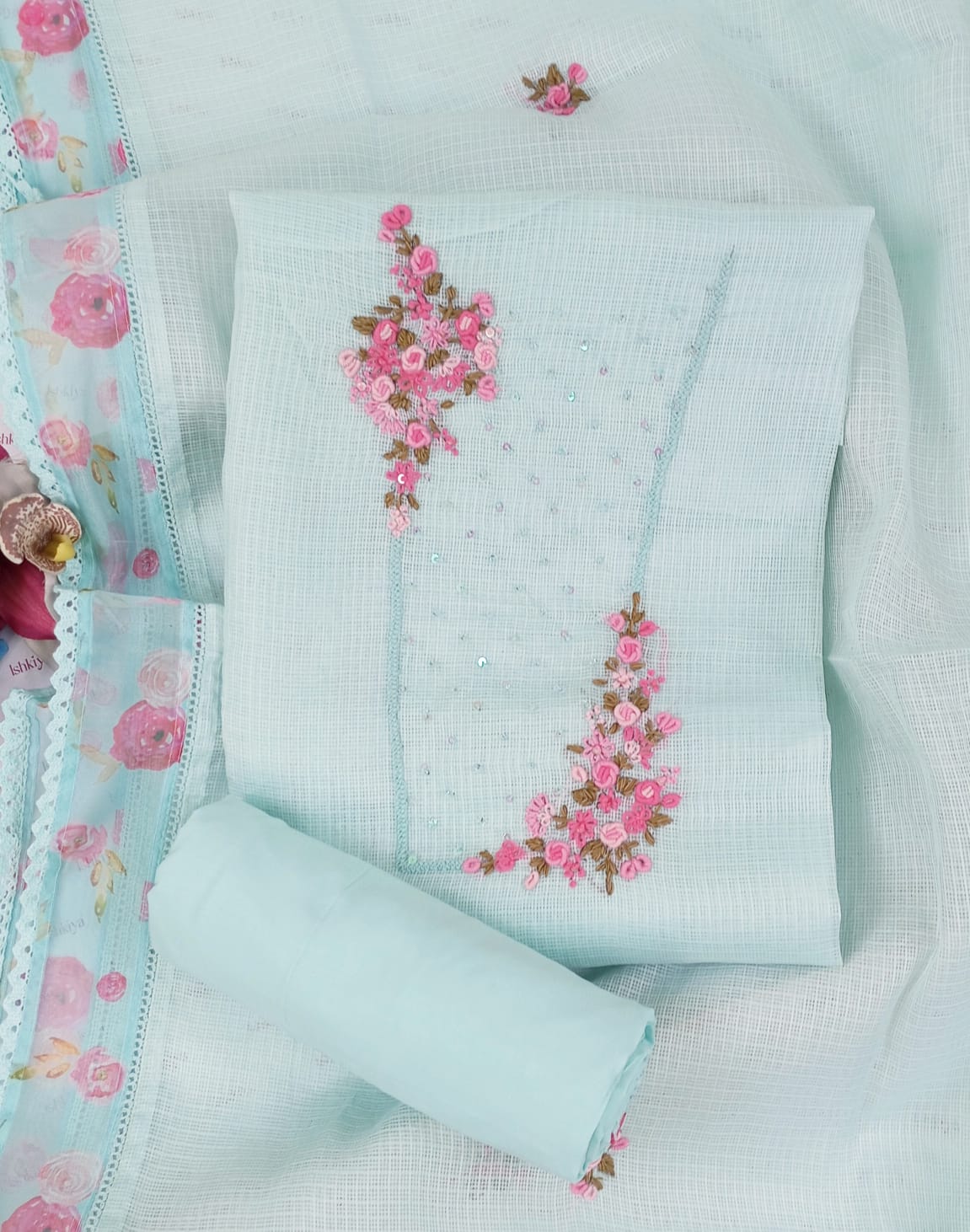 SUHANA-Unstitched Kota Suit Set (Copy)