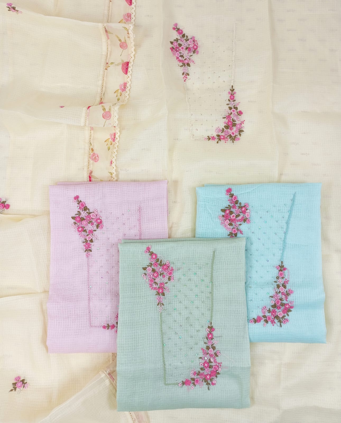 SUHANA-Unstitched Kota Suit Set (Copy)