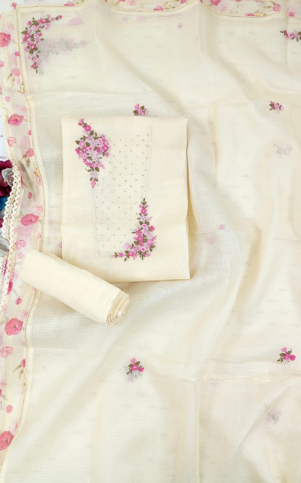 SUHANA-Unstitched Kota Suit Set (Copy)