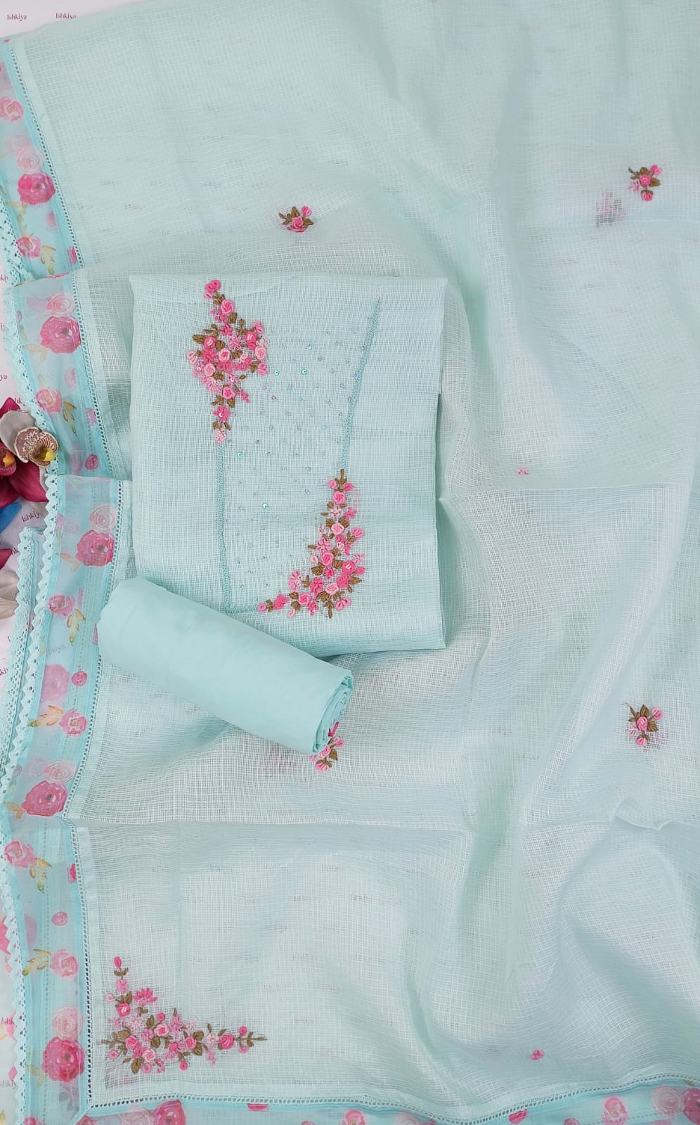 SUHANA-Unstitched Kota Suit Set (Copy)