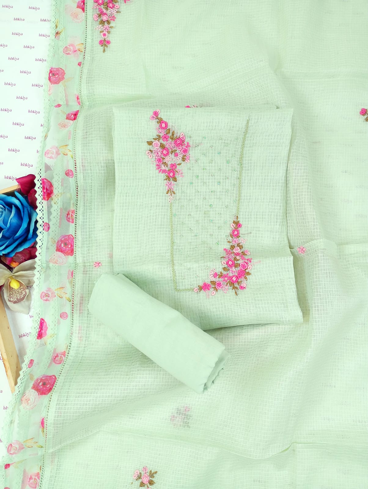 SUHANA-Unstitched Kota Suit Set (Copy)